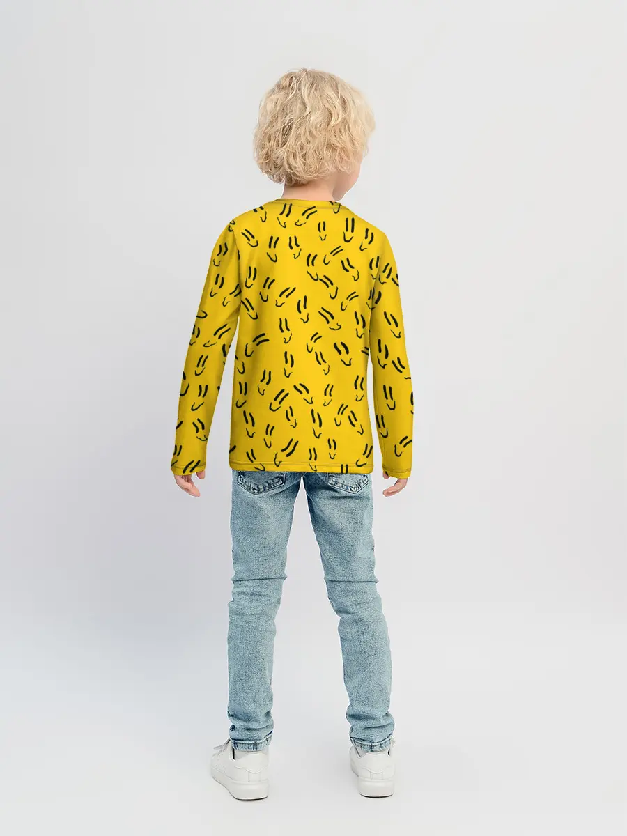 Детский лонгслив / Пошлая Молли Смайлики