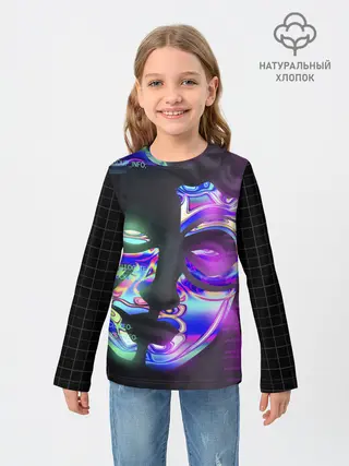 Детский лонгслив / Chrome Effect