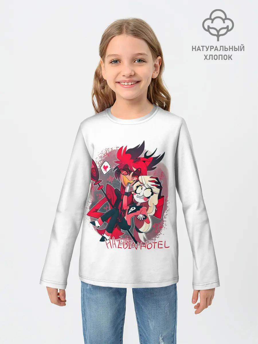Детский лонгслив / Hazbin Hotel