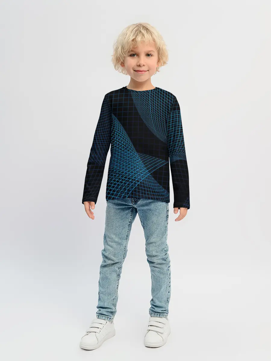 Детский лонгслив / Сетка