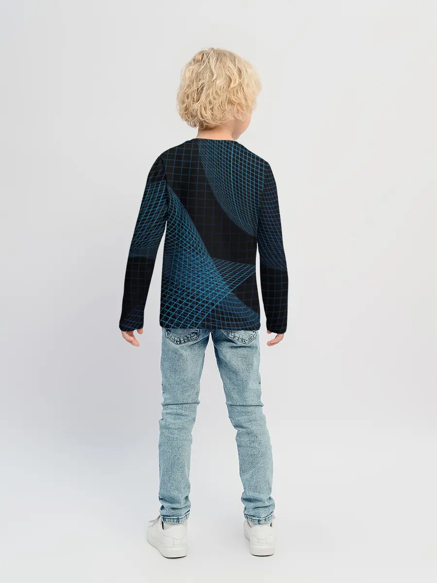 Детский лонгслив / Сетка