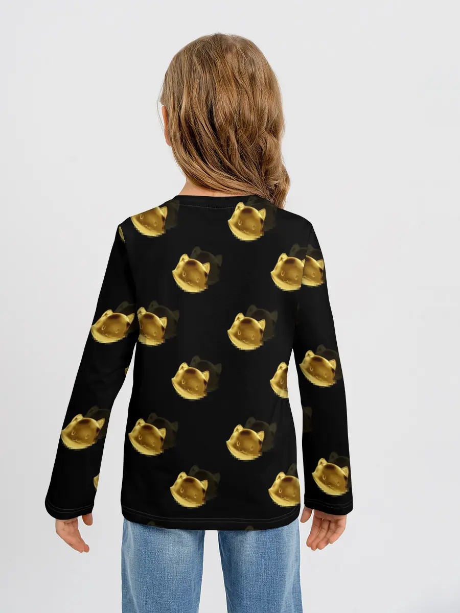 Детский лонгслив / Fortnite gold