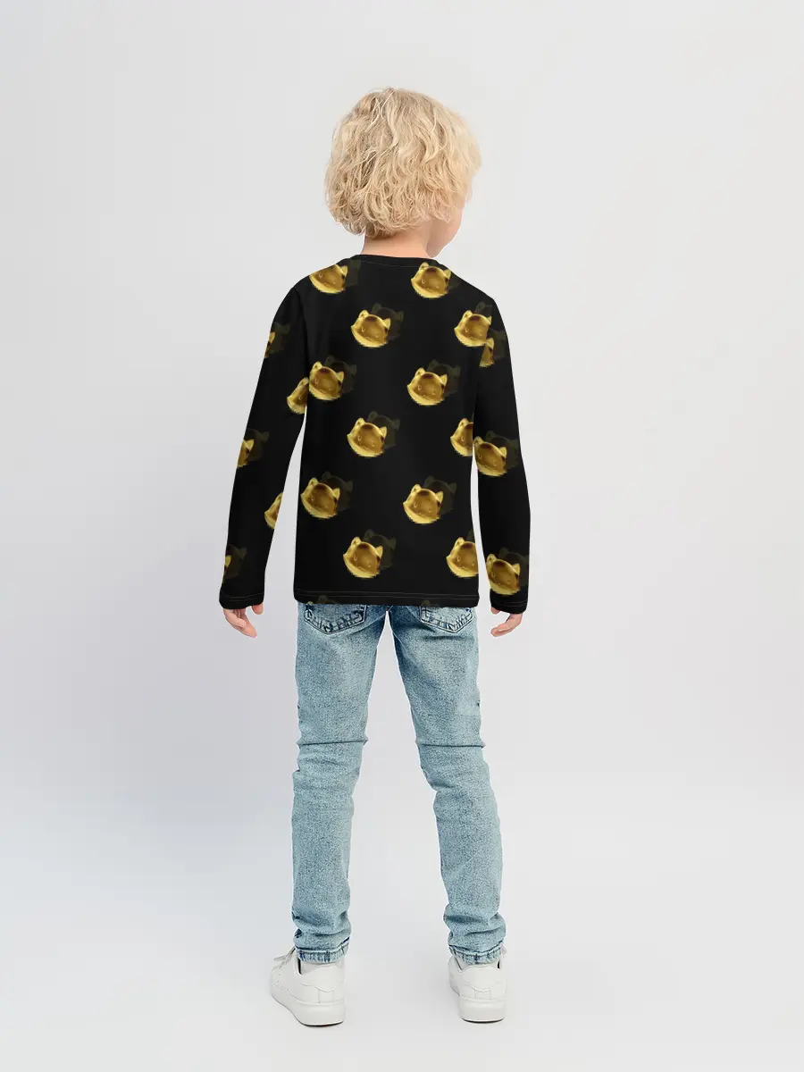 Детский лонгслив / Fortnite gold