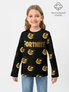 Детский лонгслив / Fortnite gold