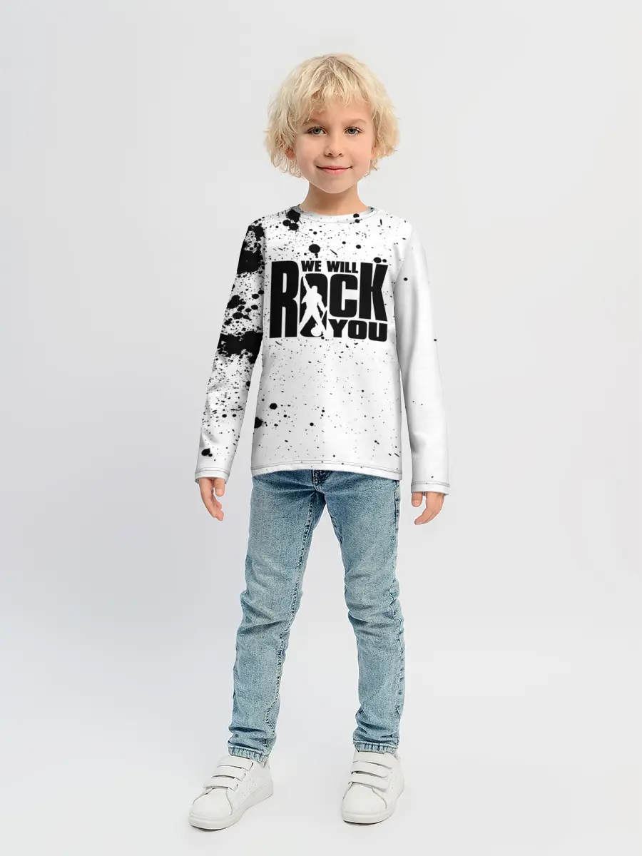 Детский лонгслив / Queen - We Will Rock You