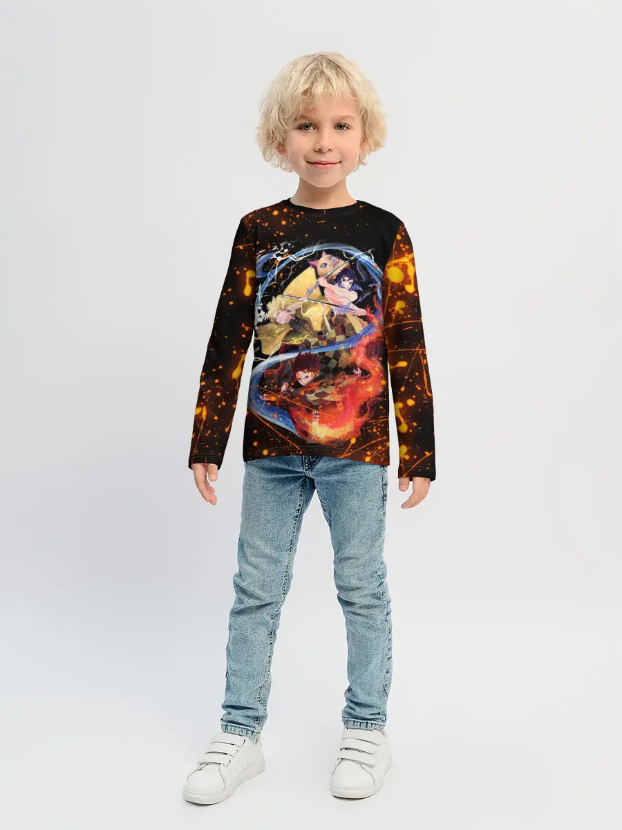 Детский лонгслив / Убийца демонов