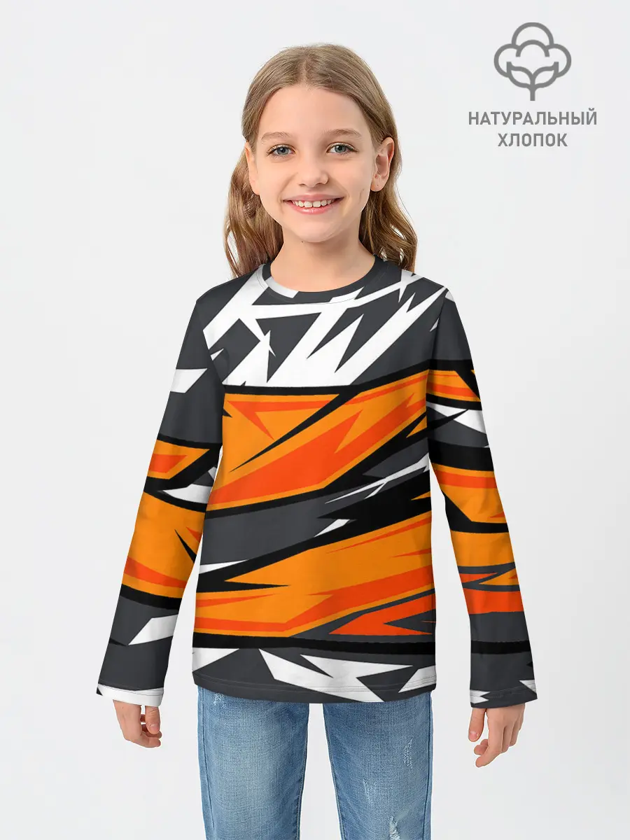 Детский лонгслив / corner camouflage