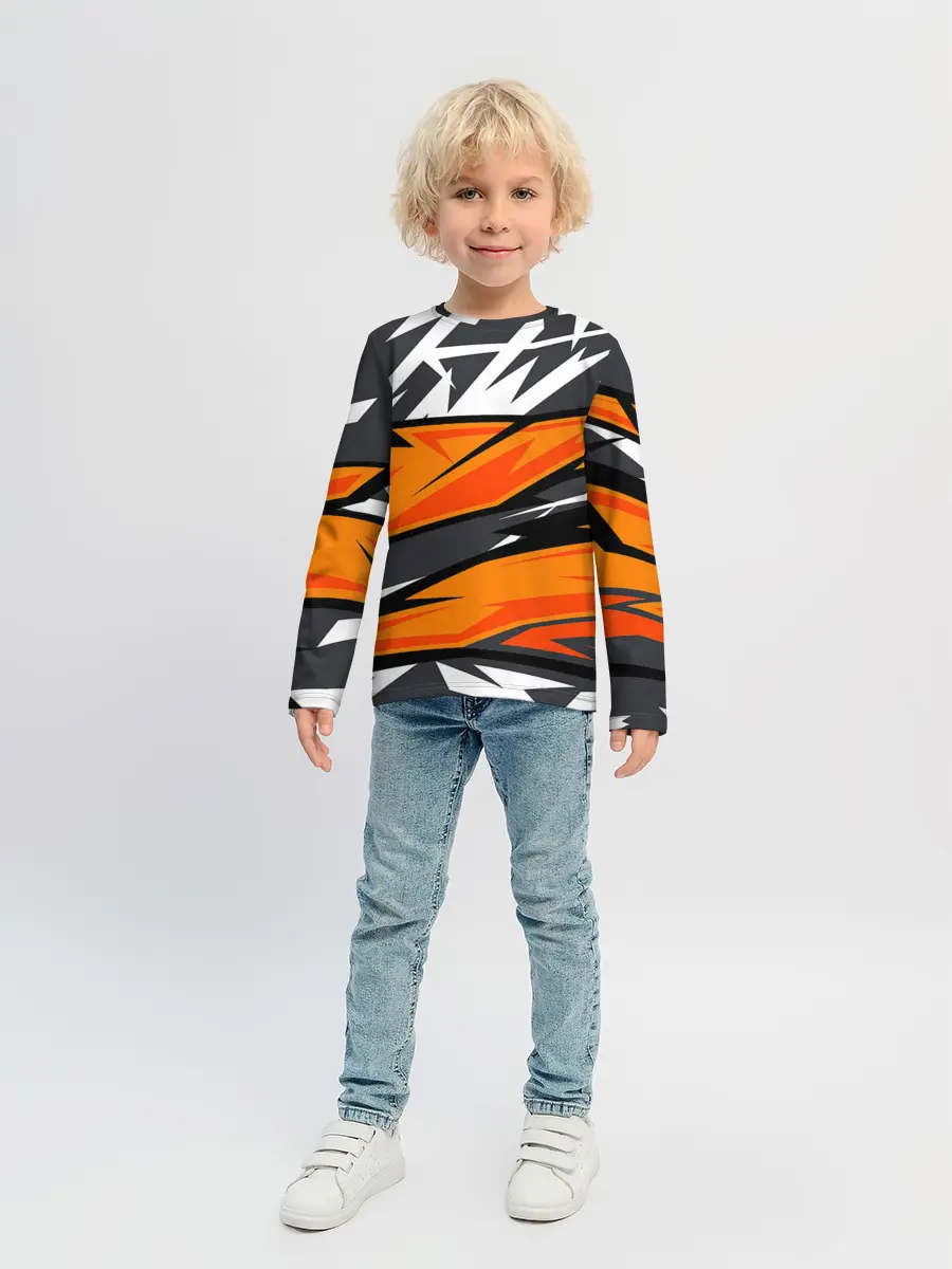 Детский лонгслив / corner camouflage