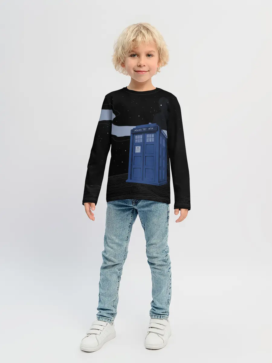 Детский лонгслив / ТАРДИС