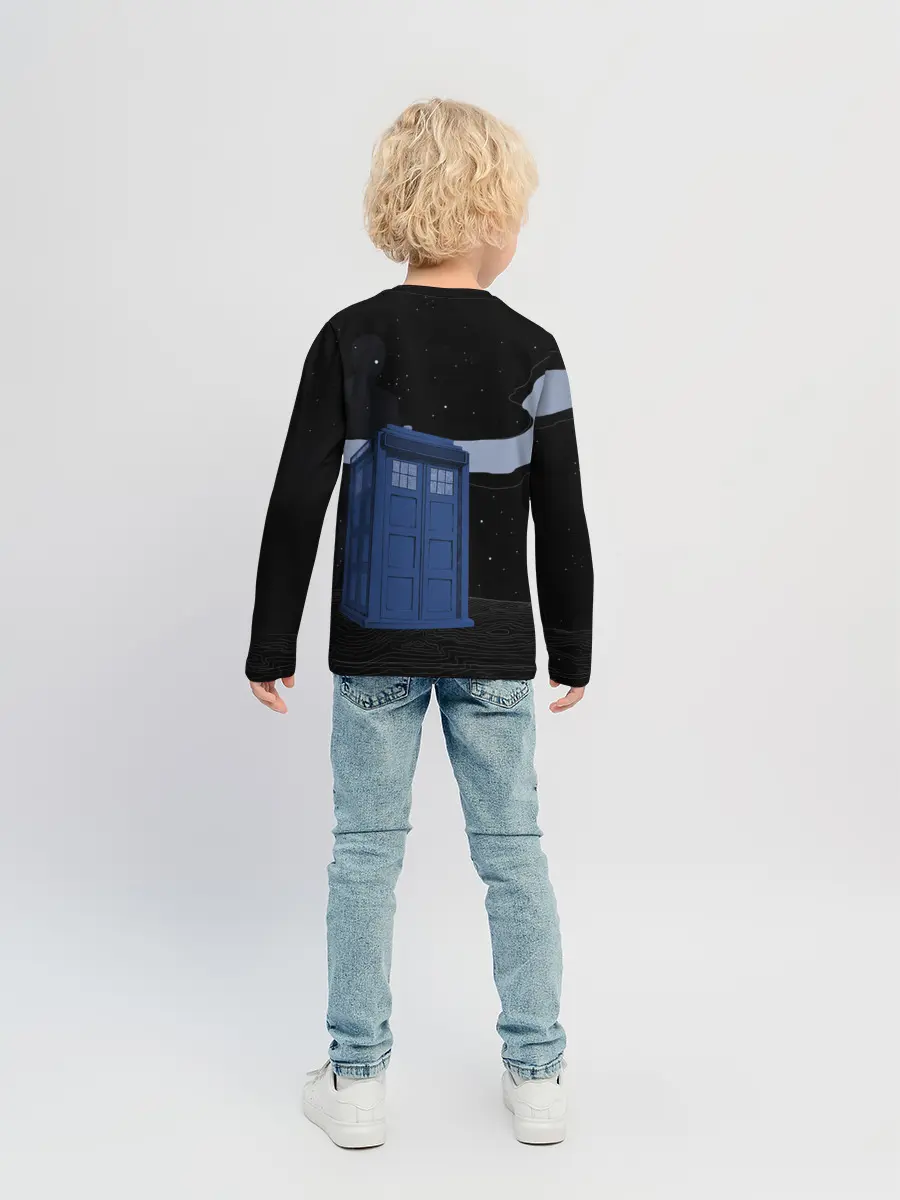Детский лонгслив / ТАРДИС