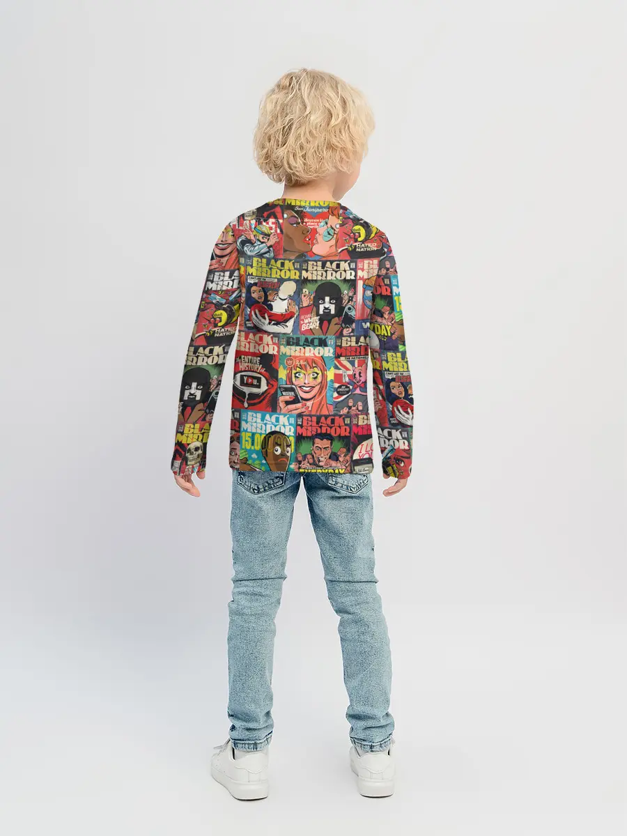 Детский лонгслив / ЧЕРНОЕ ЗЕРКАЛО