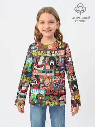 Детский лонгслив / ЧЕРНОЕ ЗЕРКАЛО