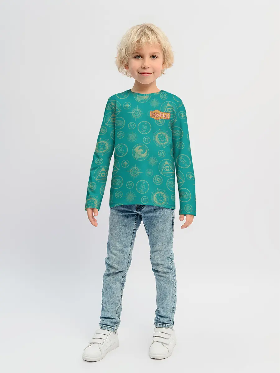 Детский лонгслив / No maj