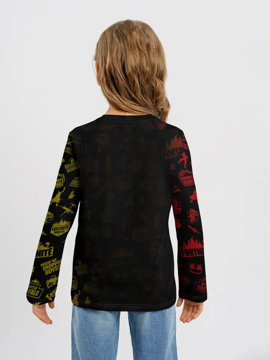 Детский лонгслив / Fortnite Durrr Burger
