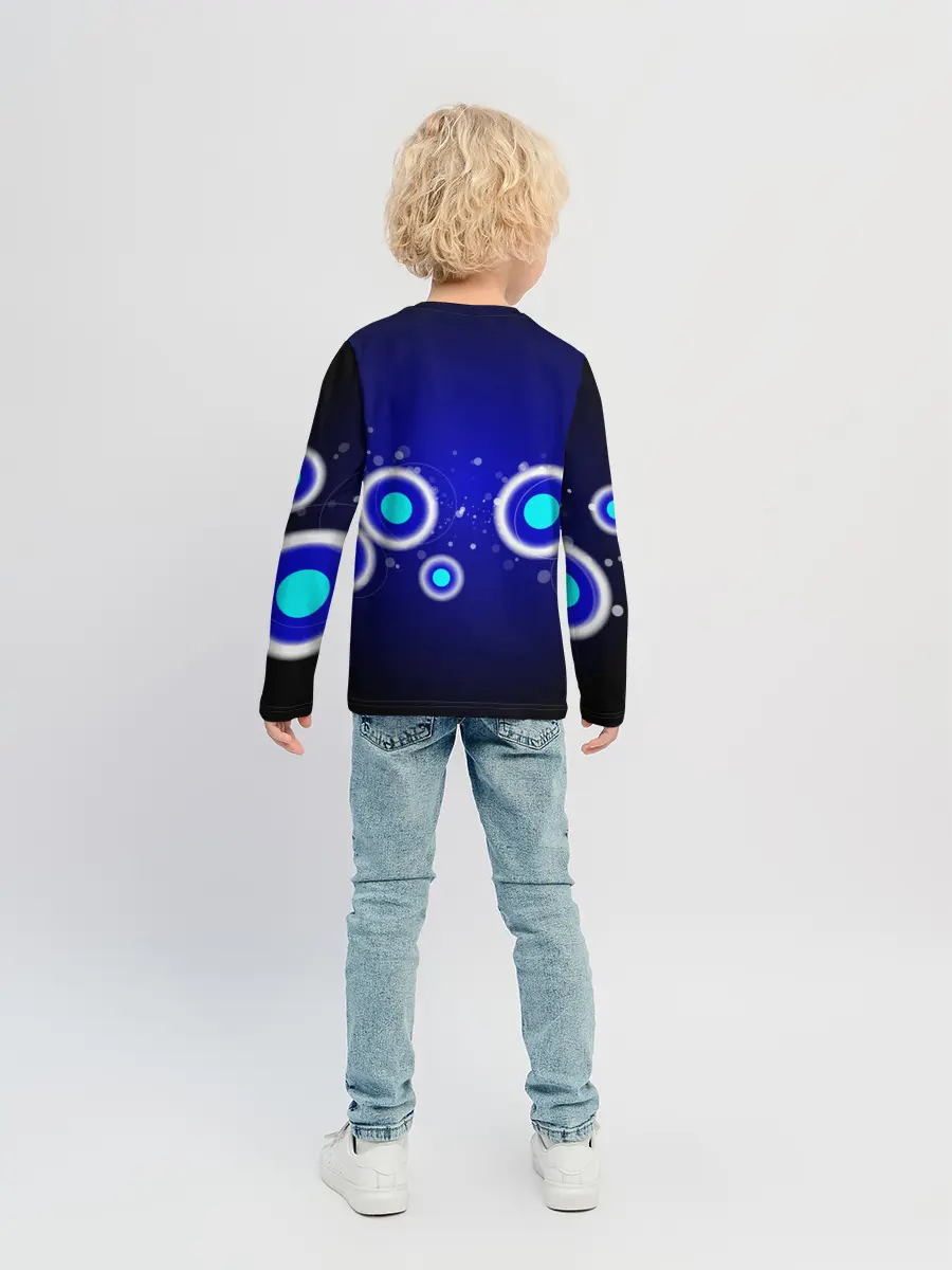 Детский лонгслив / Молекулы