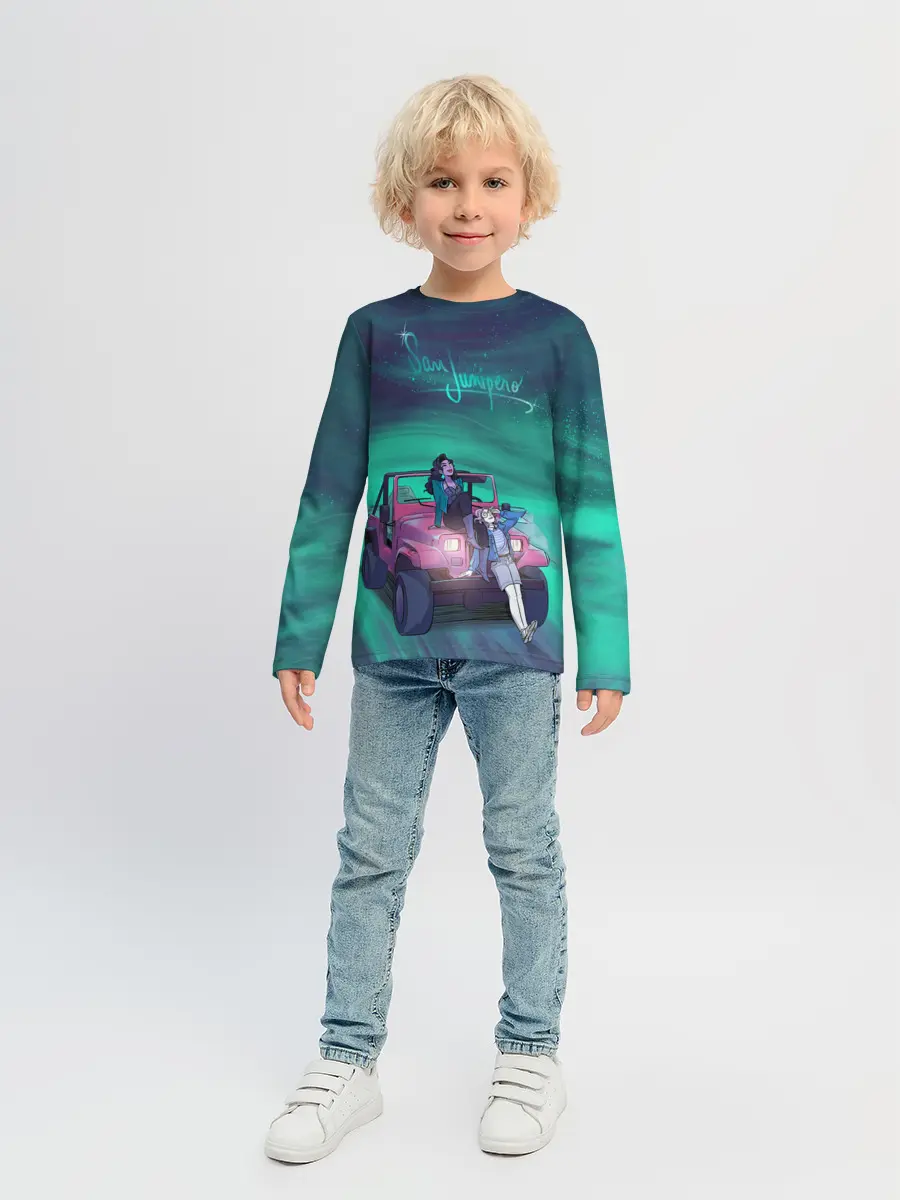 Детский лонгслив / ЧЕРНОЕ ЗЕРКАЛО