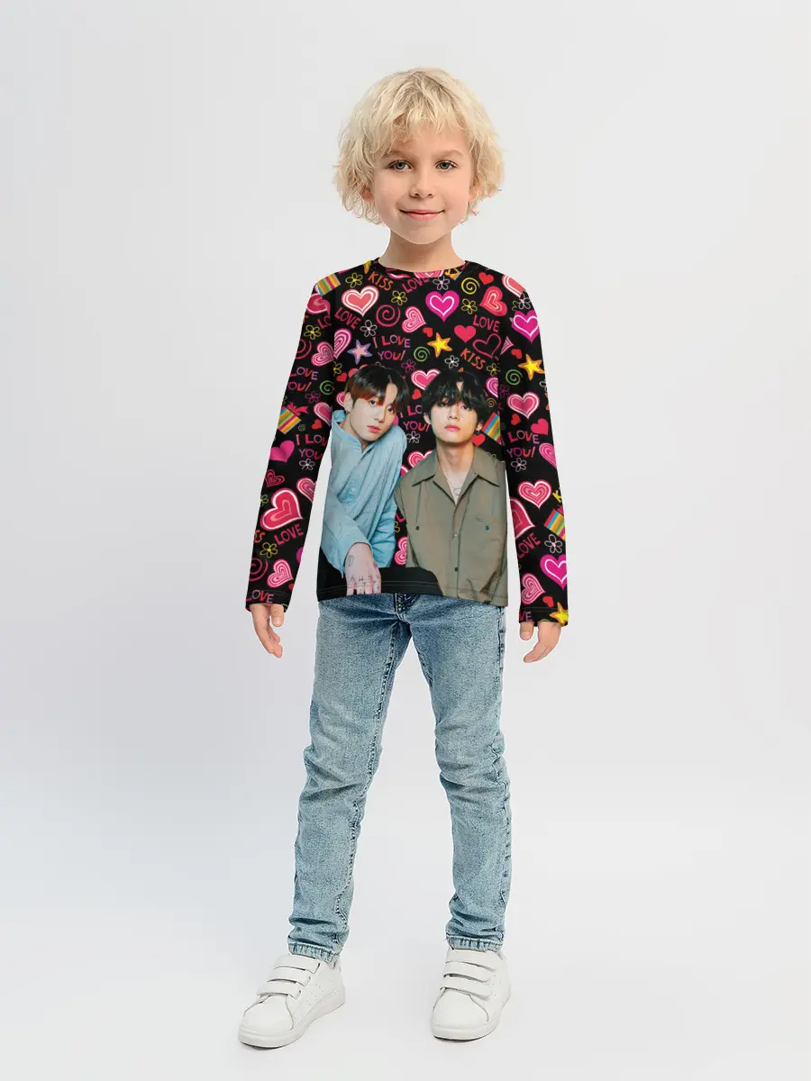 Детский лонгслив / BTS: пейринг ВиГуки