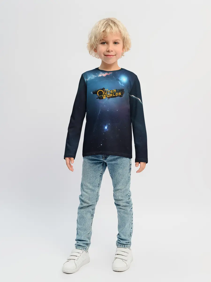 Детский лонгслив / Spaceship