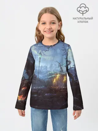 Детский лонгслив / Halloween