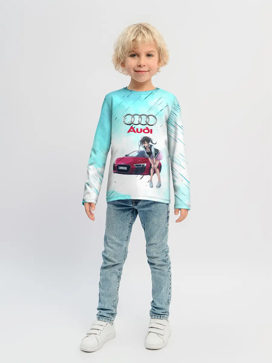 Детский лонгслив / Ауди
