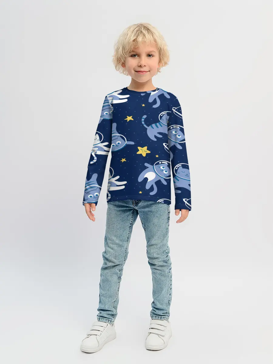 Детский лонгслив / КОСМОКОТ