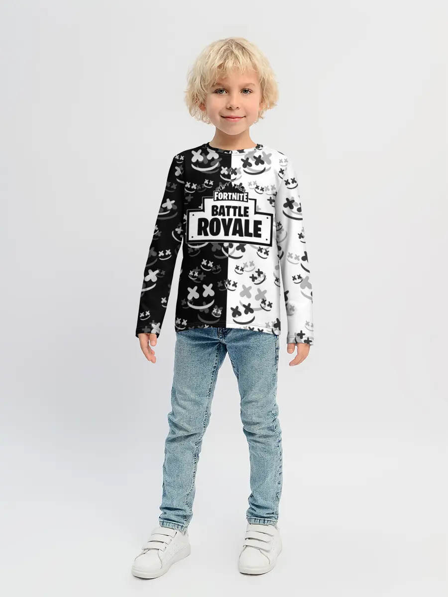 Детский лонгслив / Fortnite & Marshmello