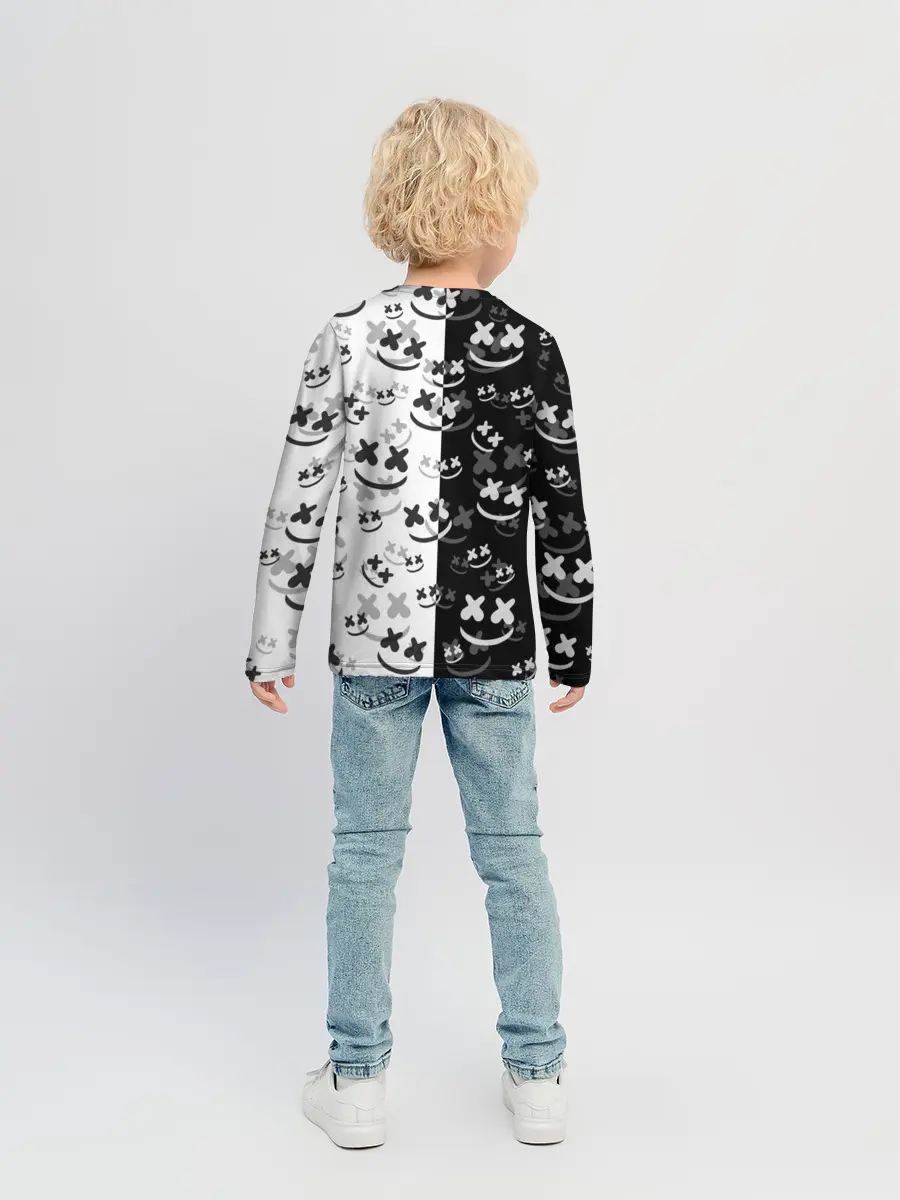 Детский лонгслив / Fortnite & Marshmello