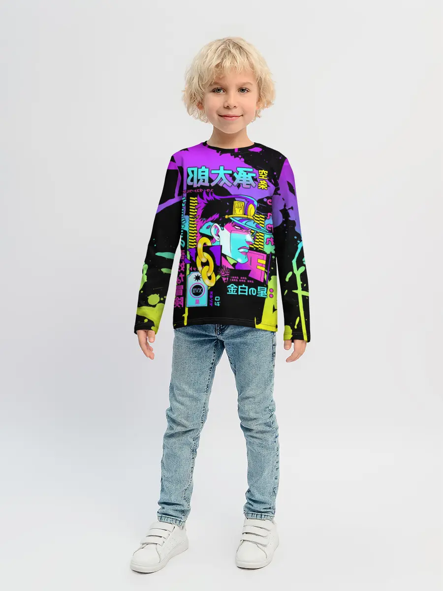 Детский лонгслив / JoJo Bizarre Adventure