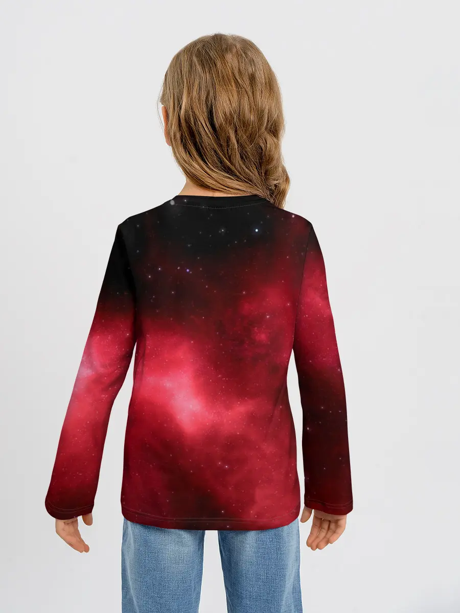 Детский лонгслив / Космос