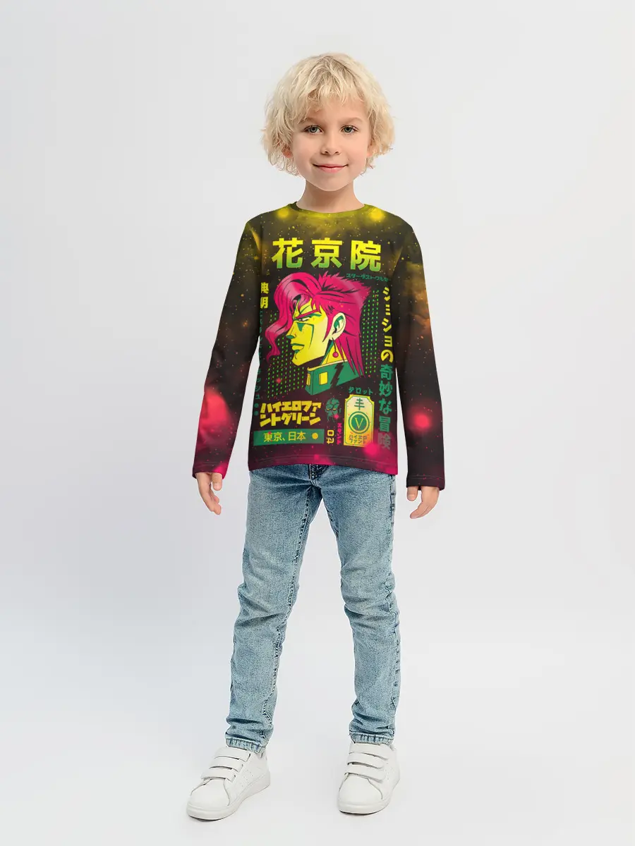 Детский лонгслив / Приключения ДжоДжо