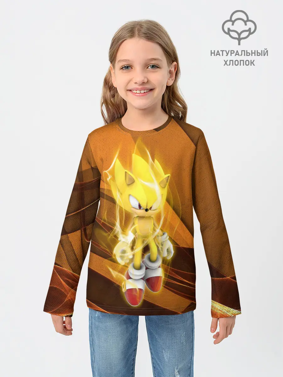 Детский лонгслив / Sonic