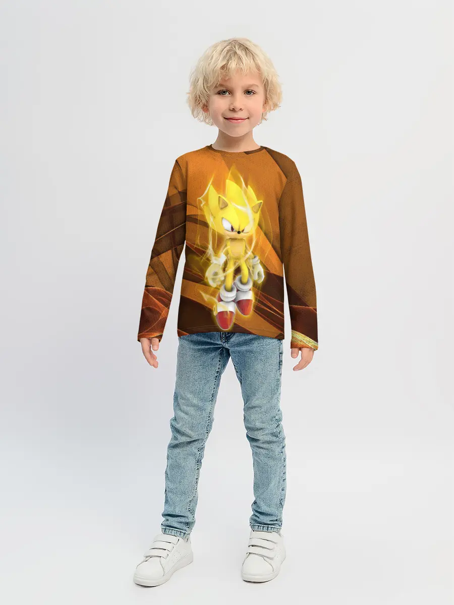 Детский лонгслив / Sonic