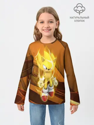Детский лонгслив / Sonic