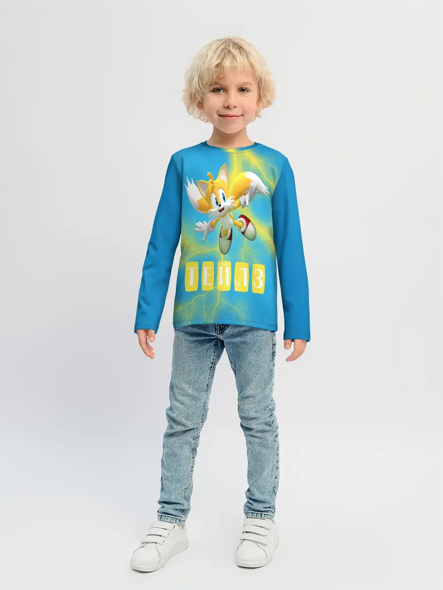 Детский лонгслив / Sonic - Майлз Тейлз