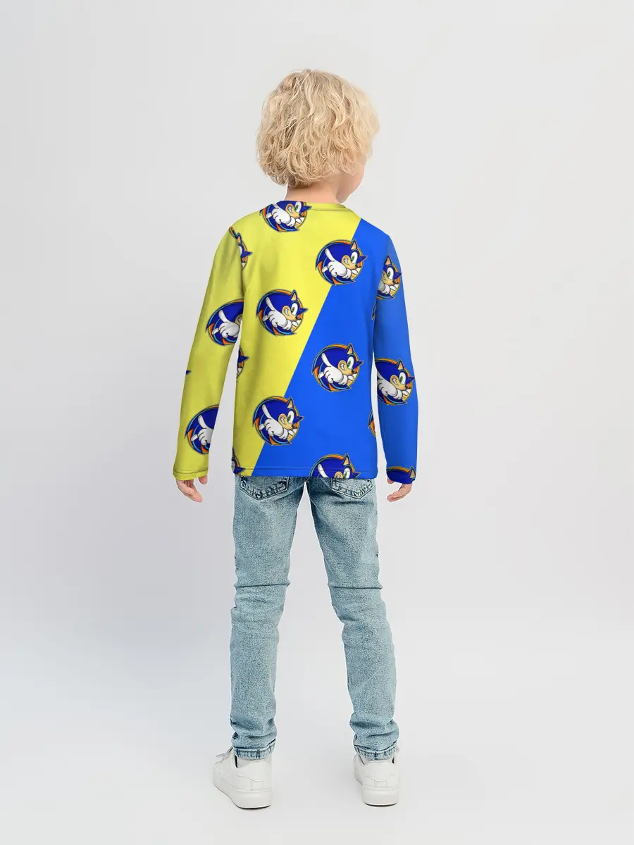 Детский лонгслив / Sonic - Соник
