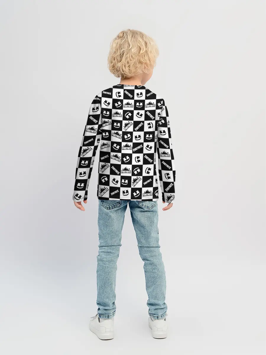 Детский лонгслив / Fortnite&Marshmello
