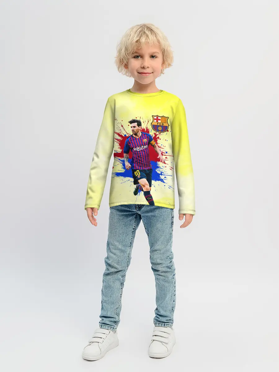Детский лонгслив / Месси