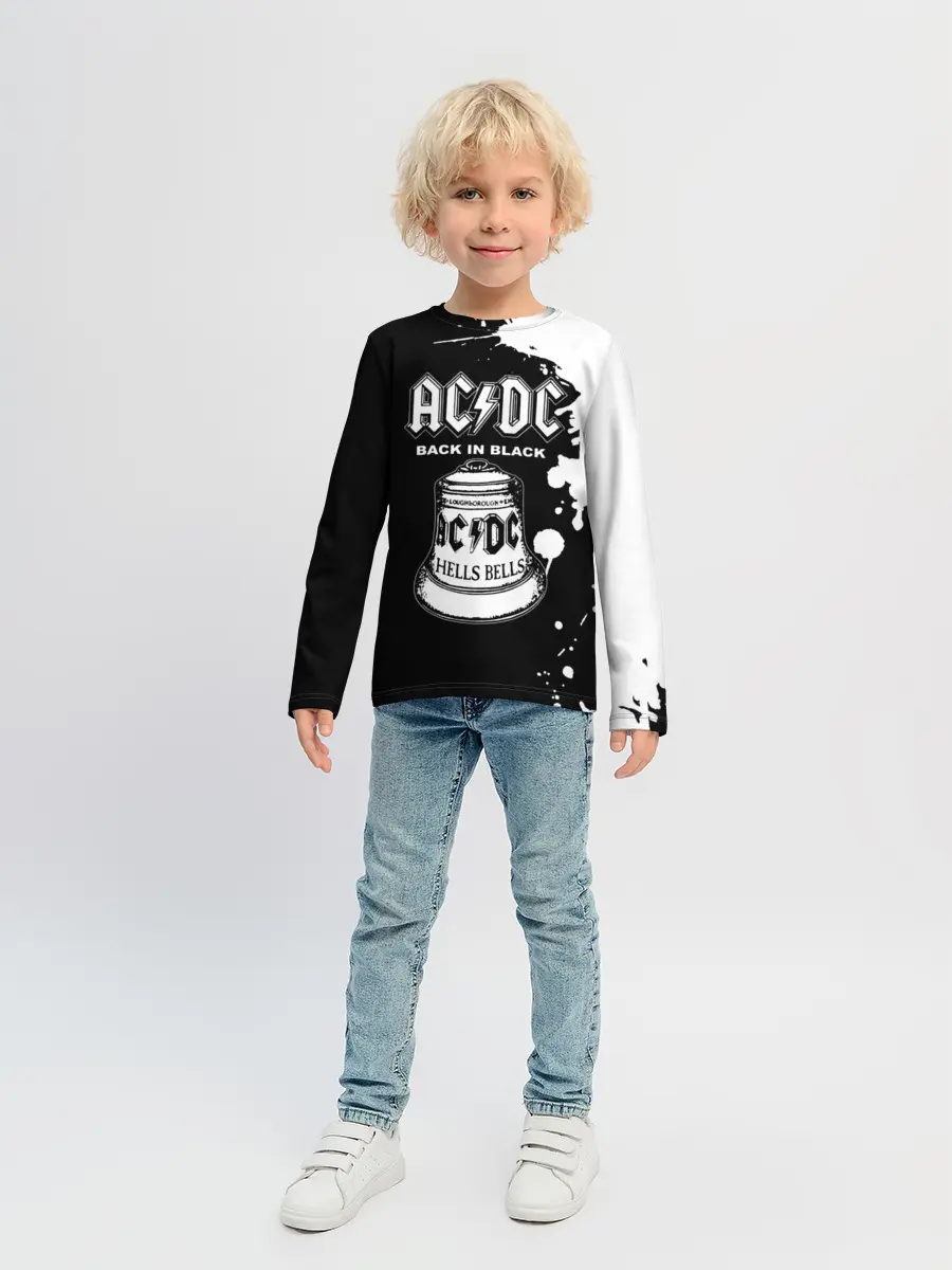 Детский лонгслив / AC/DC Back in Black