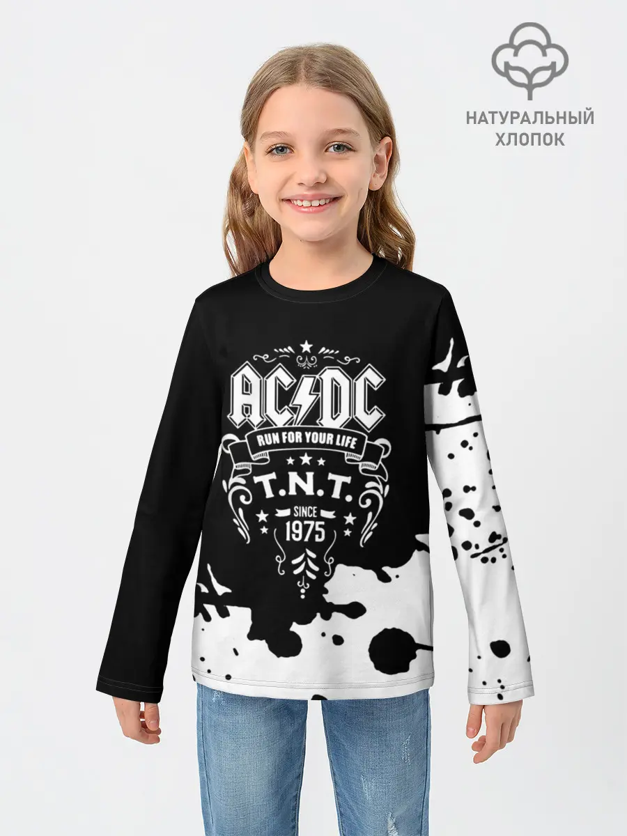 Детский лонгслив / AC/DC T.N.T.