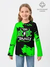 Детский лонгслив / The AC/DC famely