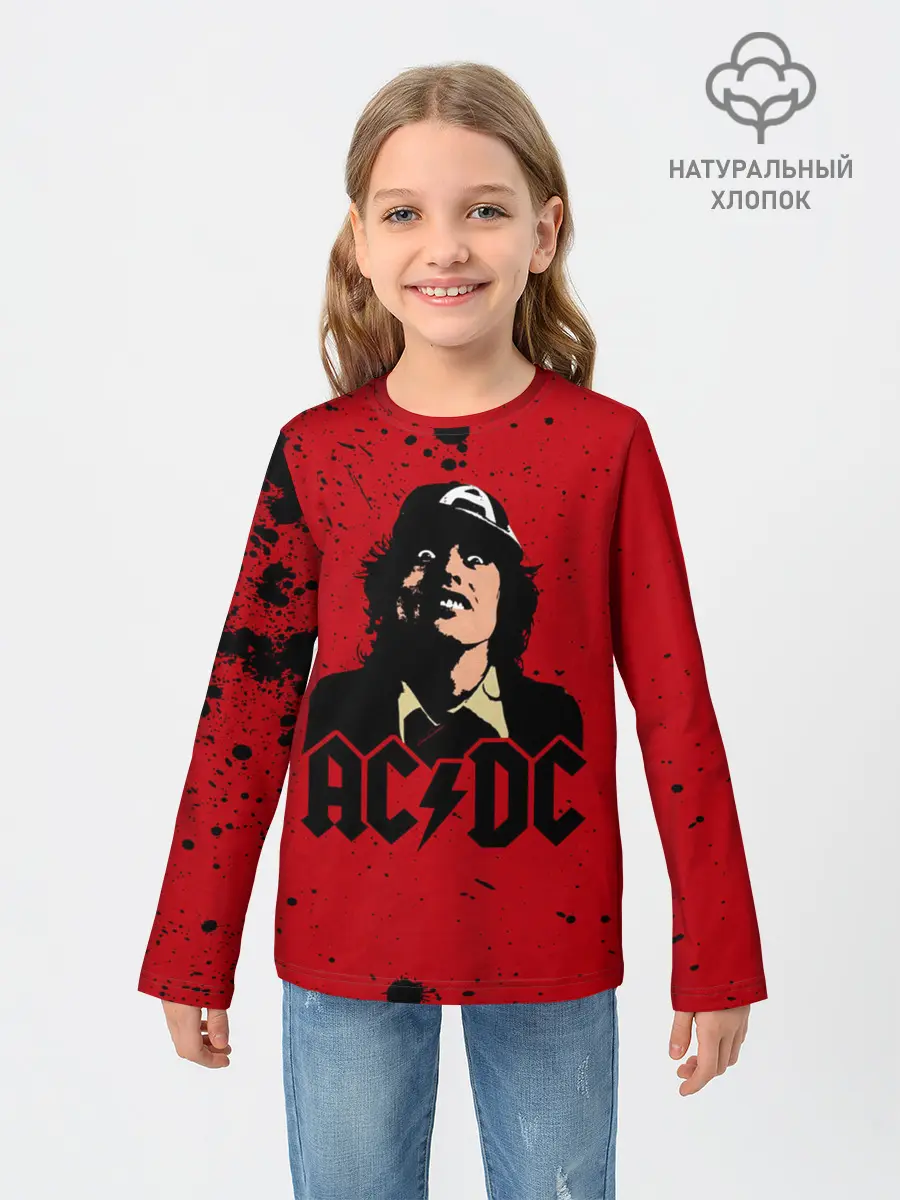 Детский лонгслив / AC/DC