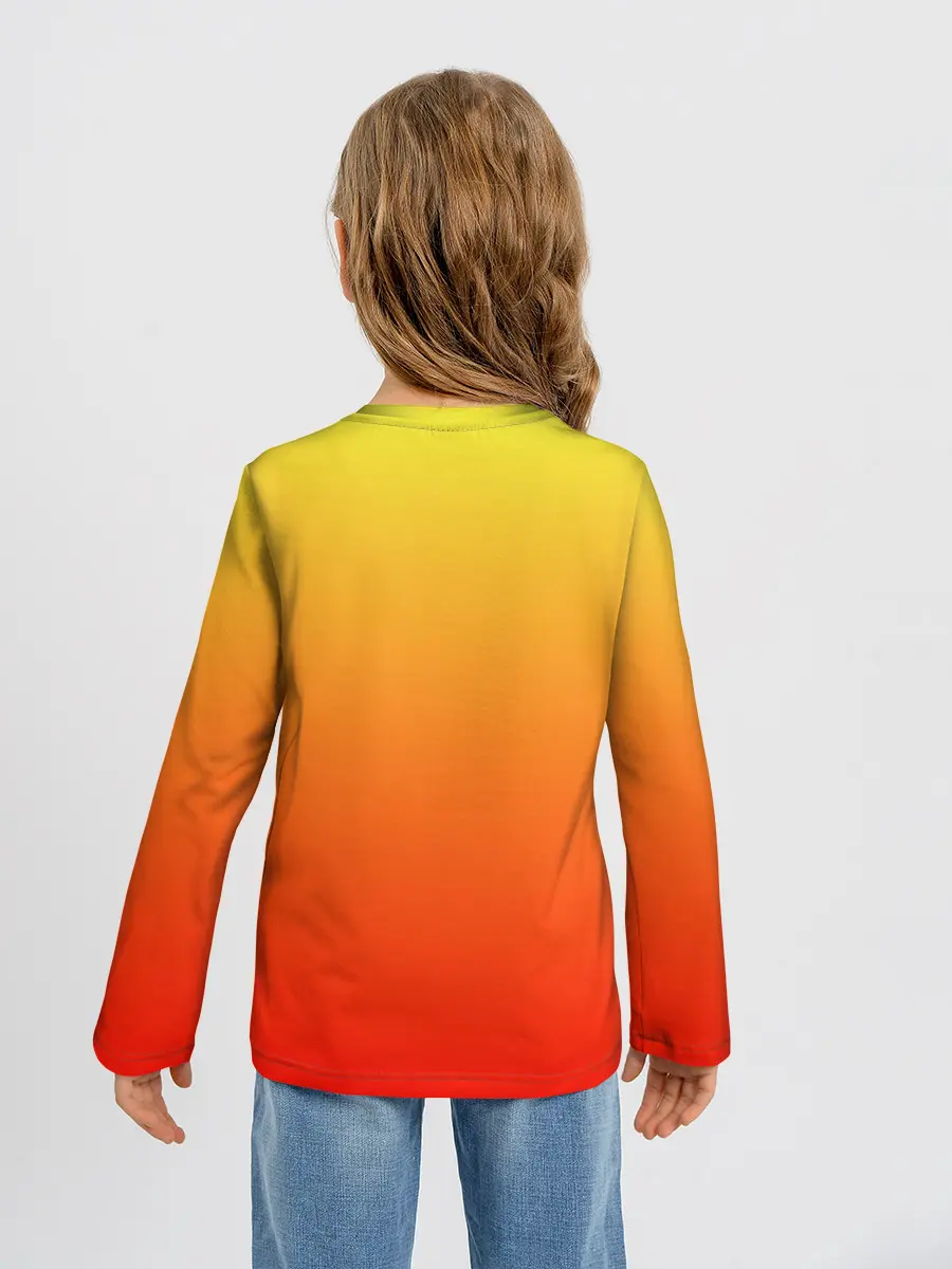 Детский лонгслив / Оранж