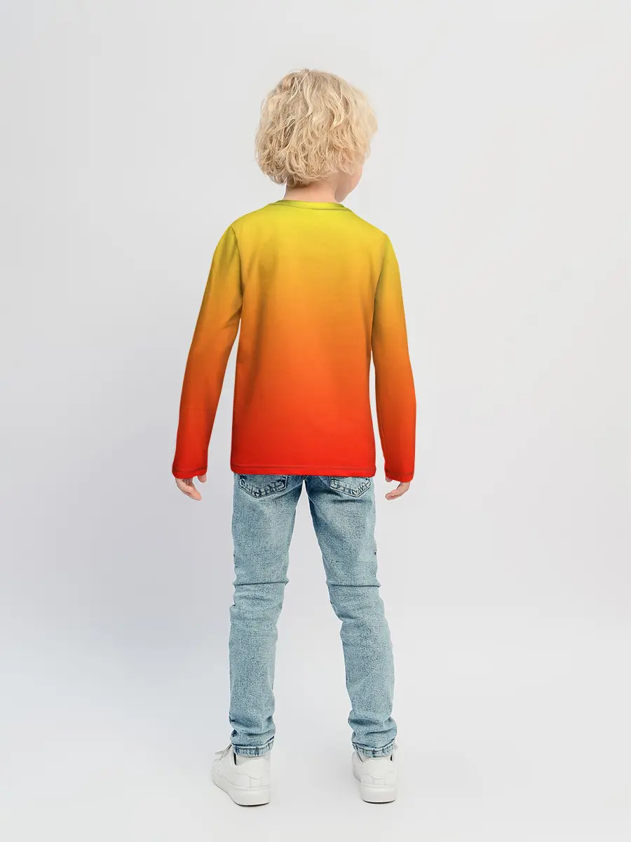 Детский лонгслив / Оранж