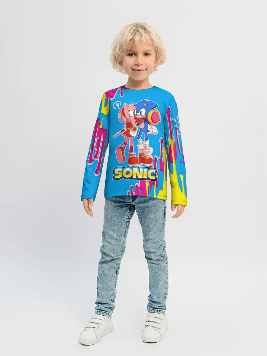 Детский лонгслив / Sonic