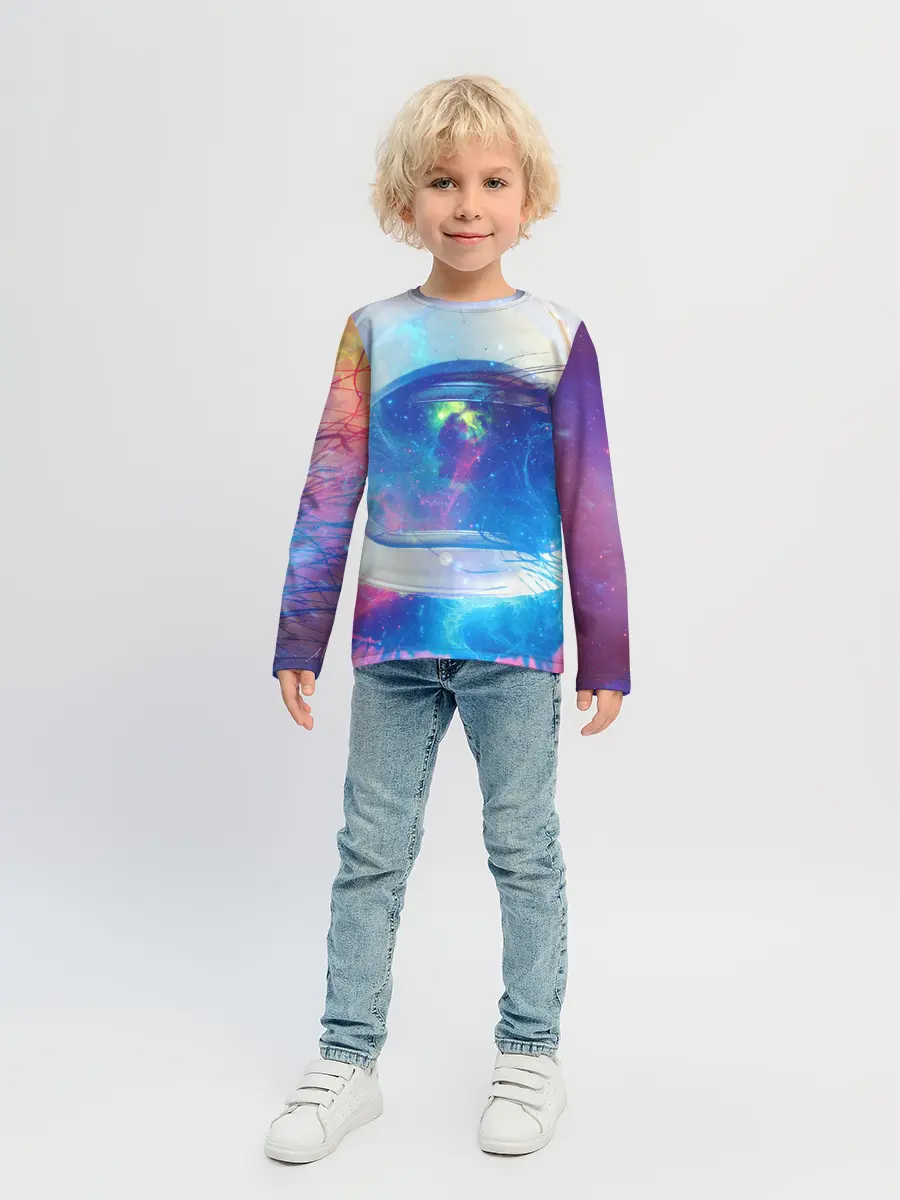 Детский лонгслив / Космонавт - космос