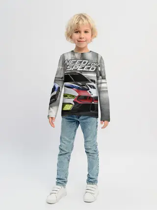 Детский лонгслив / Need for Speed