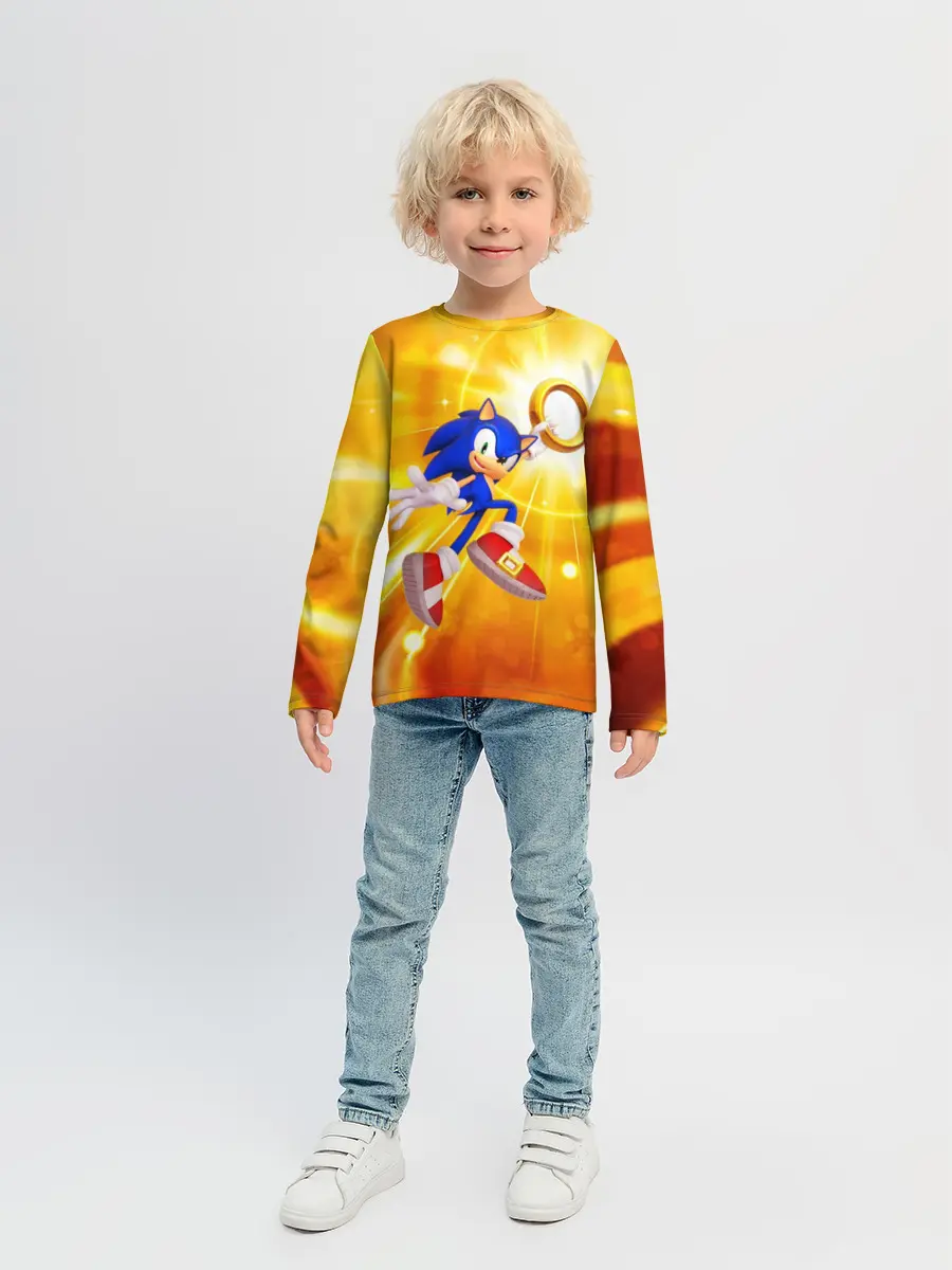 Детский лонгслив / Sonic