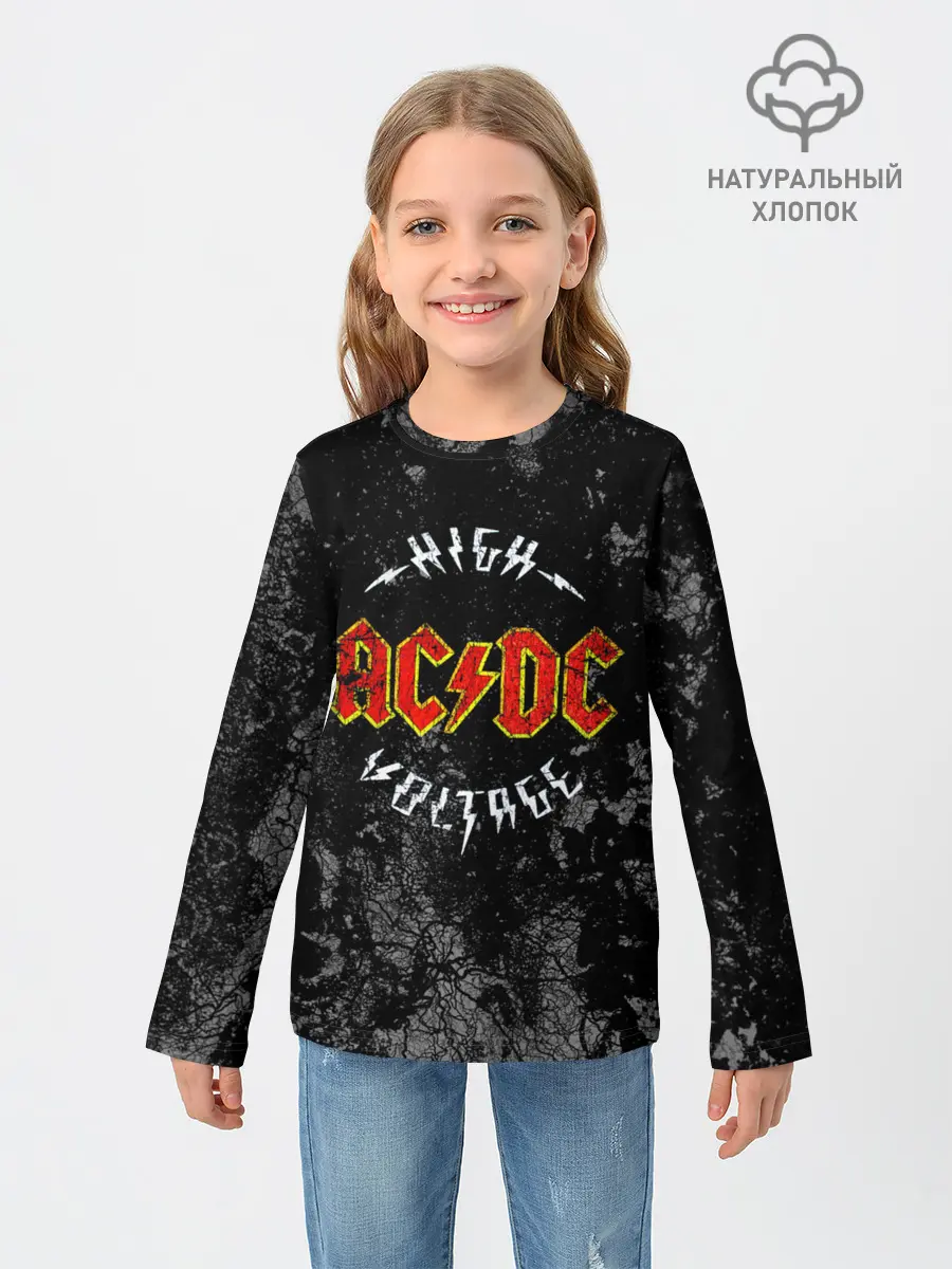 Детский лонгслив / AC/DC