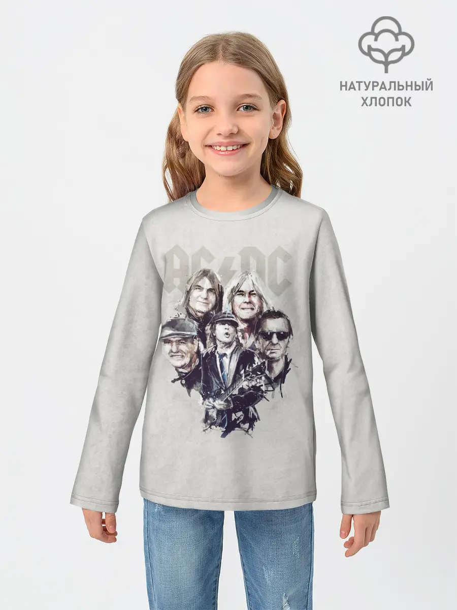 Детский лонгслив / AC/DC