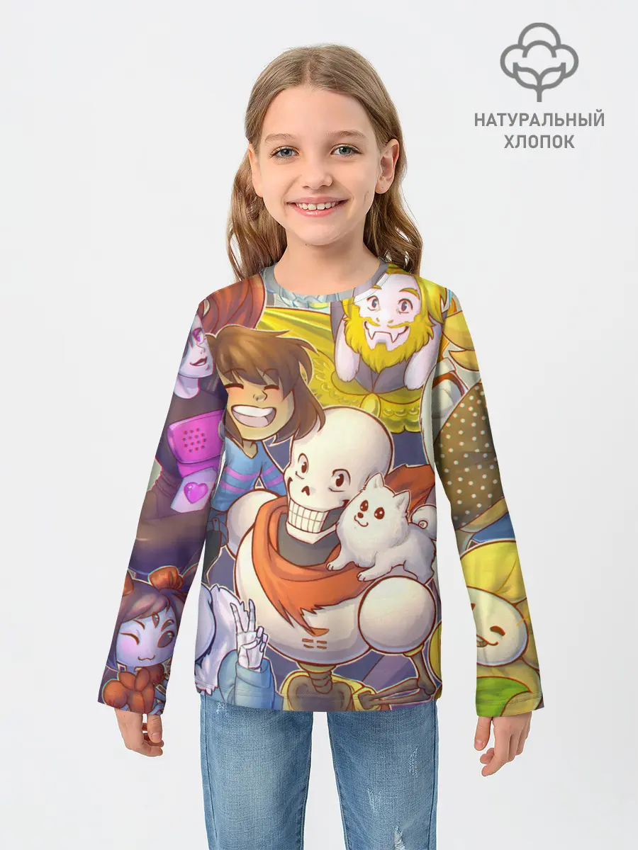Детский лонгслив / UNDERTALE
